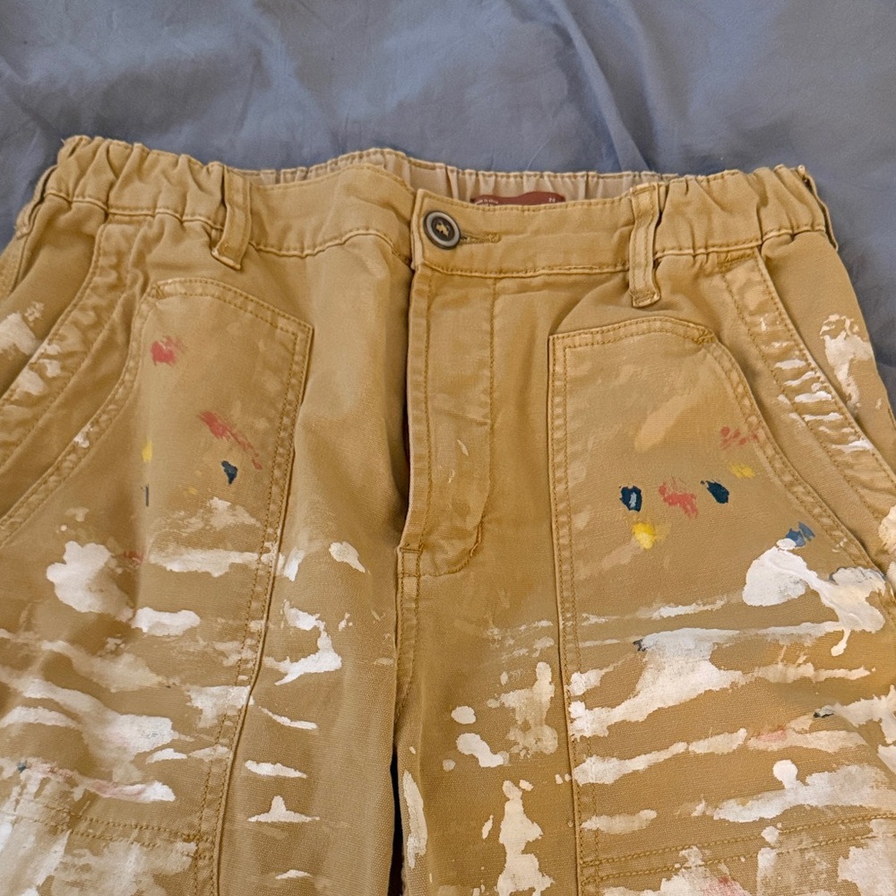 Paint-Splattered Pilcro pants - Picture 2 of 4